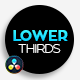Lower Thirds for DaVinci Resolve - VideoHive Item for Sale