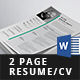 Professional Resume/CV - GraphicRiver Item for Sale