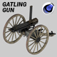 Gatling gun - 3DOcean Item for Sale