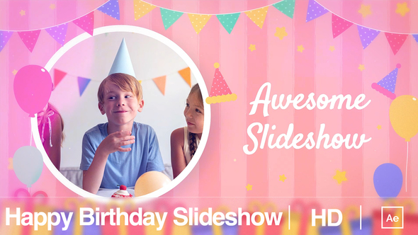 birthday slideshow after effects template free download