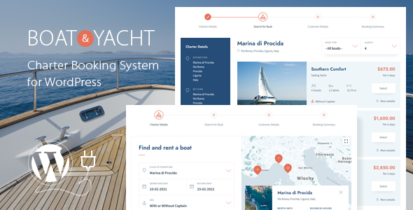 Boat & Yacht Charter Booking System for WordPress