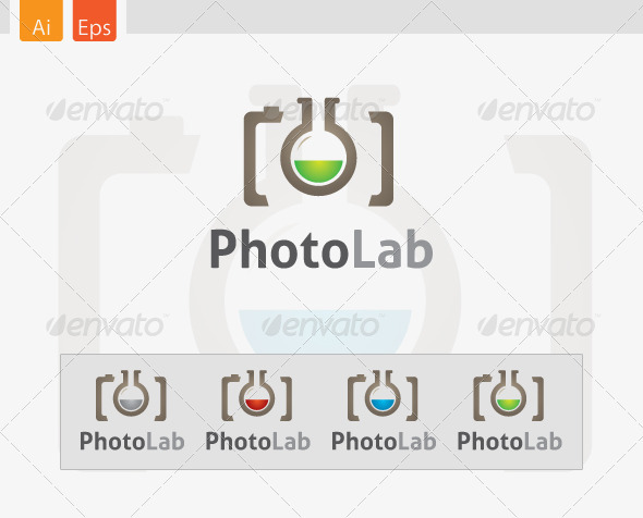 PhotoLab Logo Design
