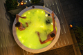 Couple Enjoying Their Time in the Outdoor Garden Hot Tub SPA - PhotoDune Item for Sale