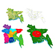 Bangladesh 3d Map - 3DOcean Item for Sale