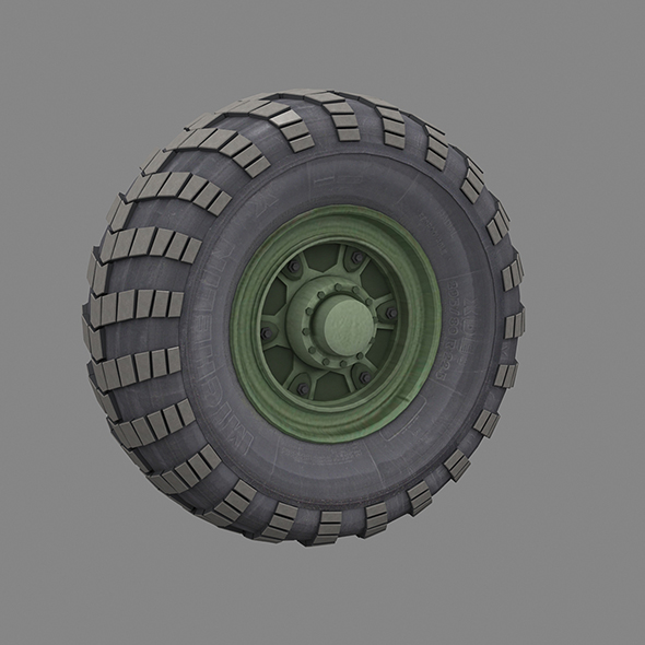 Military vehicle Tire 02