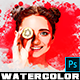 Watercolor Painting Photo Template - GraphicRiver Item for Sale