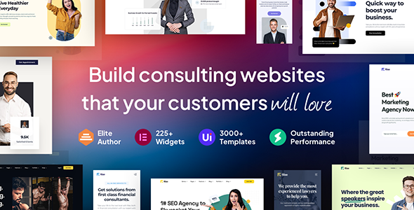 Rise - Business &Amp; Consulting Wordpress Theme