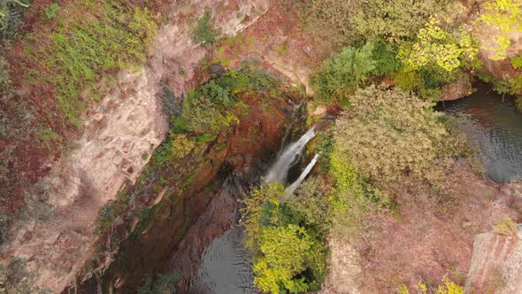 Leghvtakhevi Waterfall With Botanical Garden View