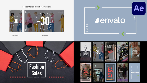 Fashion Sales Slideshow for After Effects