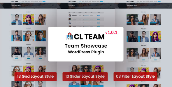 CL Team - Team Showcase WordPress Plugin