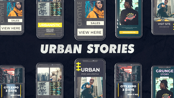 Urban Grunge Stories Package