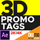 3D Promo Tags V1 - VideoHive Item for Sale