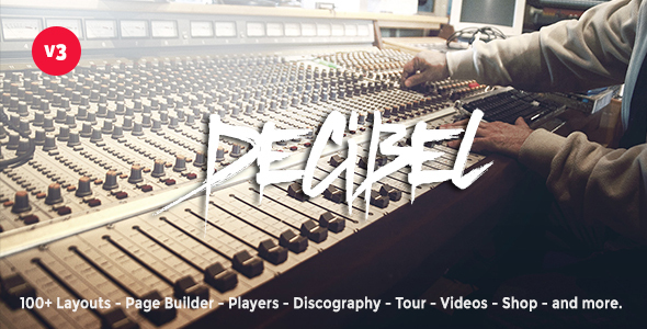 Decibel - Professional Music WordPress Theme