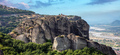 Meteora Greece Holy Trinity Agia Trias Monastery building on top of rock. Europe travel destination - PhotoDune Item for Sale