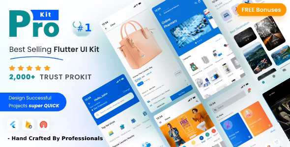 ProKit v41 - Best Selling Flutter UI Kit