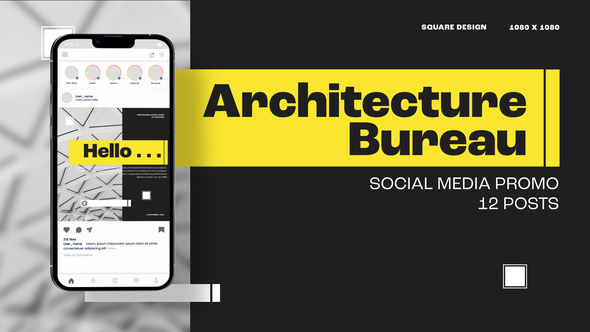 Architecture Bureau Social Media Promo Posts