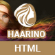 Haarino – Hairdresser Coiffeur Barber Salon HTML Template - ThemeForest Item for Sale