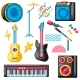 Set of Musical Instruments - GraphicRiver Item for Sale