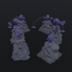 Cartoon magic stone tower kit - 3DOcean Item for Sale