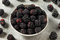 Raw Black Organic Blackberries - PhotoDune Item for Sale