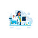 Doctor Pharmacist in Drugstore - GraphicRiver Item for Sale