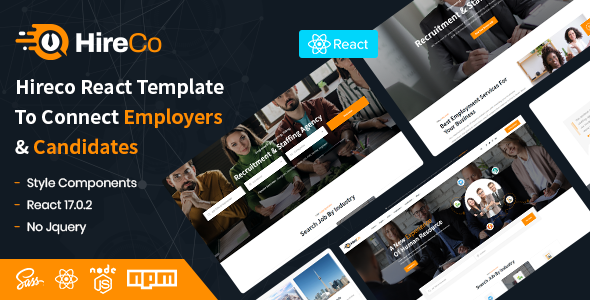 HireCo - Recruitment Services React Template