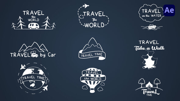 Travel titles [After Effects]