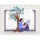 Woman Reading Book - GraphicRiver Item for Sale