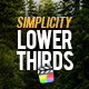 Simplicity Lower Thirds for FCPX - VideoHive Item for Sale