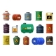 Chemical Waste Containers - GraphicRiver Item for Sale