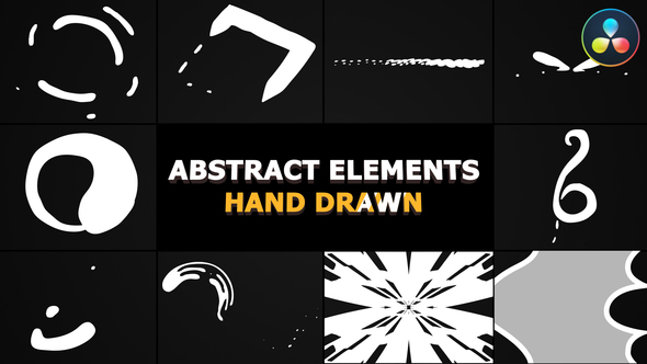 Cartoon Abstract Elements | DaVinci Resolve