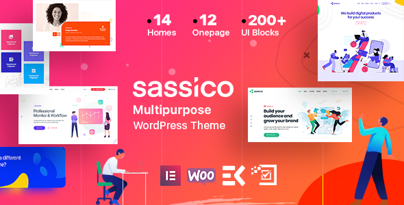 Sassico - Saas Startup Multipurpose WordPress Theme