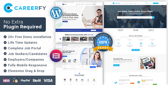 Careerfy – Job Board WordPress Theme