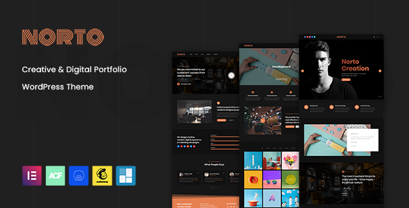 Norto – Creative Portfolio WordPress Theme