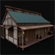 Asian Japanese Traditional Realistic Building - 3DOcean Item for Sale