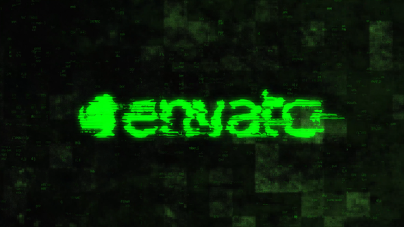 Glitch Logo/Text 4K