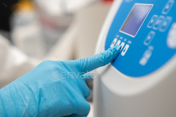 ets parameters on the centrifuge for sample preparation. DNA, oncology marker analysis in the clinical laboratory.