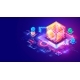 Blockchain Technology Isometric Conceptual Banner - GraphicRiver Item for Sale
