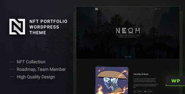 Neoh – NFT Portfolio WordPress Theme