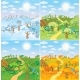 Seasons in the Countryside - GraphicRiver Item for Sale