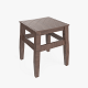 Wooden Stool - 3DOcean Item for Sale