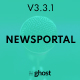 Newsportal - News and Magazine Ghost Blog Theme - ThemeForest Item for Sale