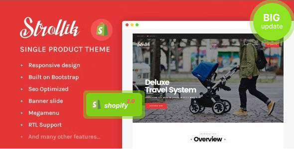 Ap Strollik - Flexible Single Product E-commerce Shopify Theme