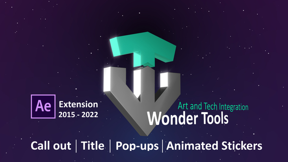 Wonder Tools | Callout | 3D Title | Animated Tips | After Effects CC Extension