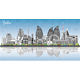Baku Azerbaijan City Skyline with Color Buildings, Blue Sky and Reflections. - GraphicRiver Item for Sale