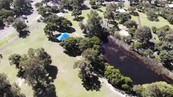 Aerial View of a Park in Australia