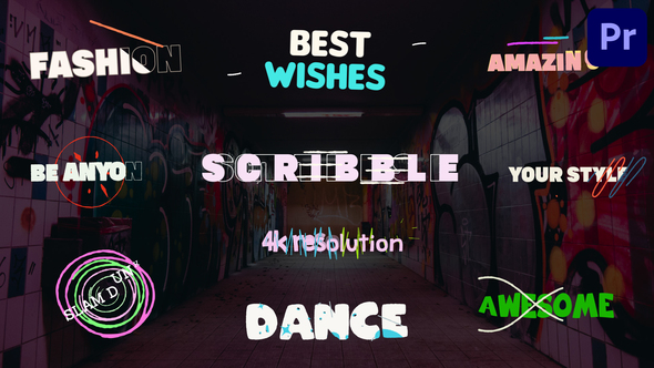Scribble Titles | Premiere Pro MOGRT