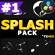 Cartoon Splash Elements | DaVinci Resolve - VideoHive Item for Sale