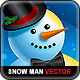 Snowman Christmas Vector Set - GraphicRiver Item for Sale