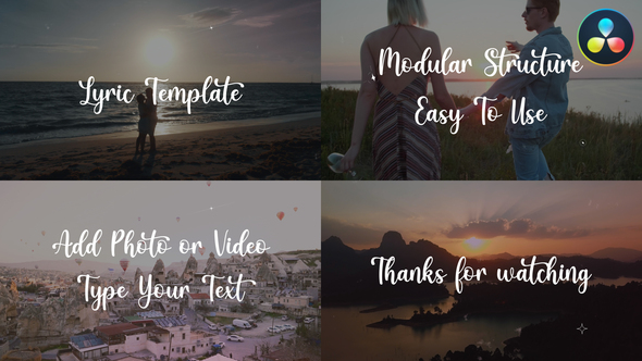 Lyric Template | DaVinci Resolve